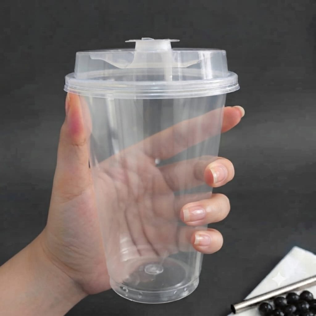 Cup Injection 400ml — kemasan plastik