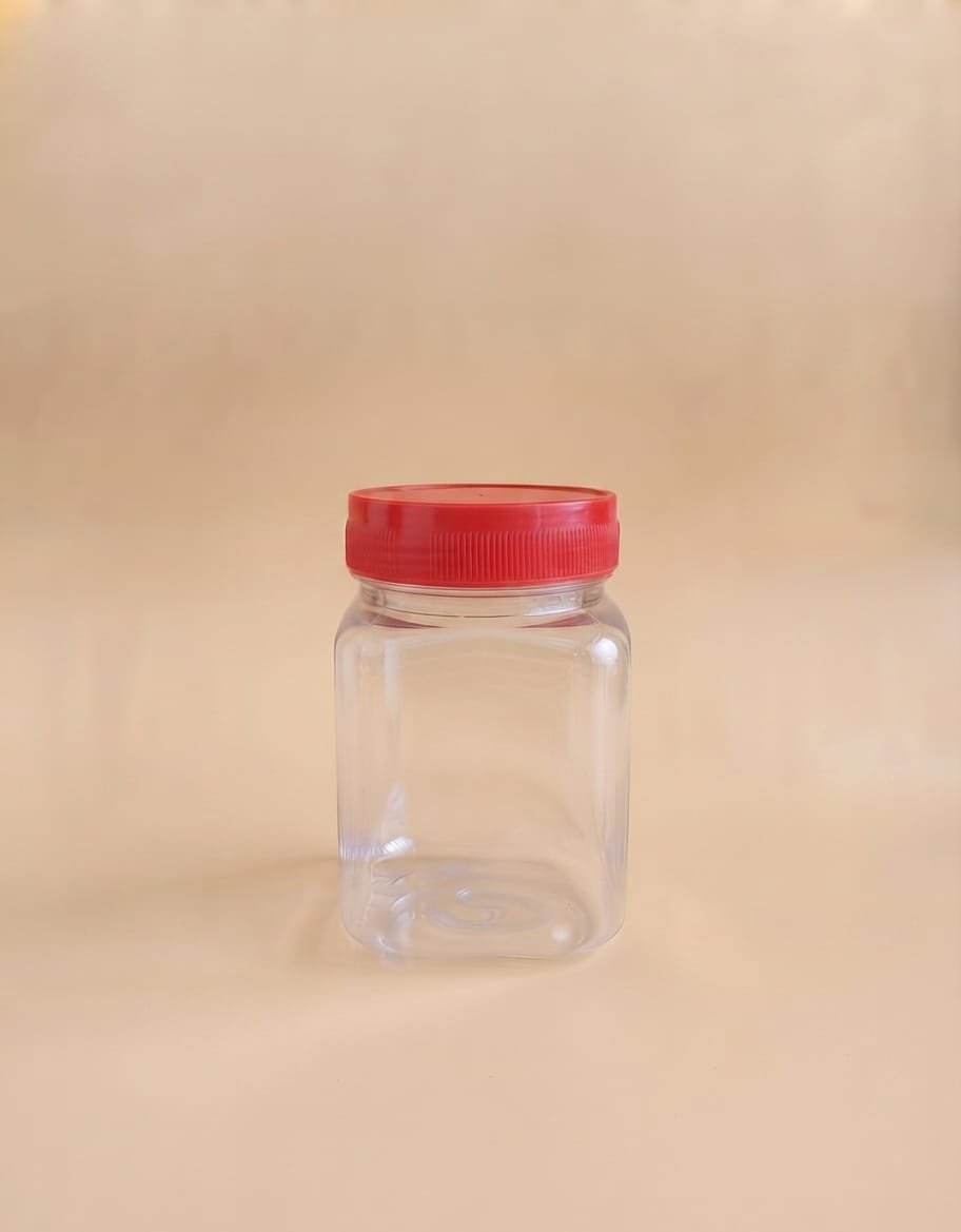 Jar 200ml kotak — kemasan plastik