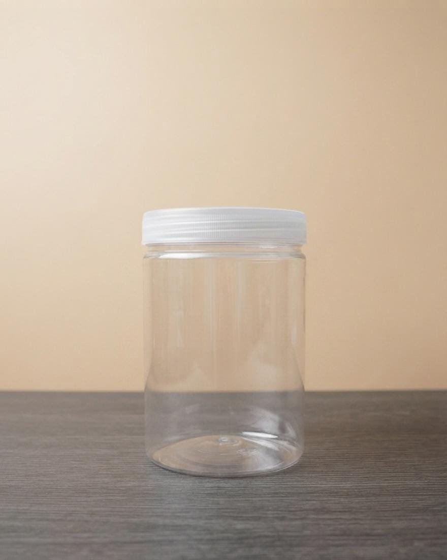 Toples Bening 800ml — kemasan plastik